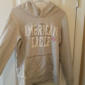 Grey American Eagle hoodie